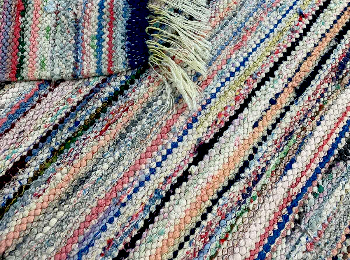 The Weaving techniques - Rugs Of Sweden - vintage rag rugs